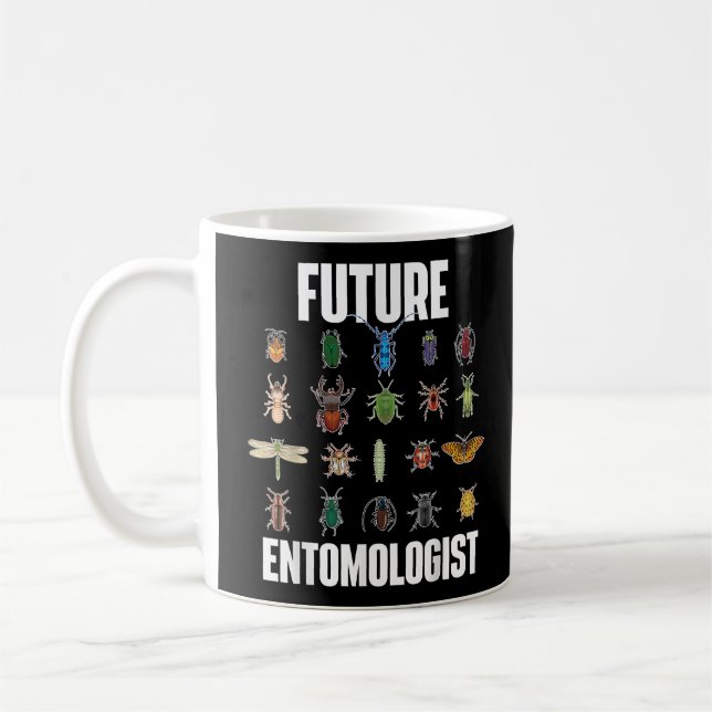 Künftiger Entomologe - Bug Collector & Science Lie Kaffeetasse (Links)
