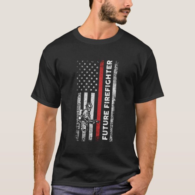 Künftiger Feuerwehrmann T-Shirt (Vorderseite)