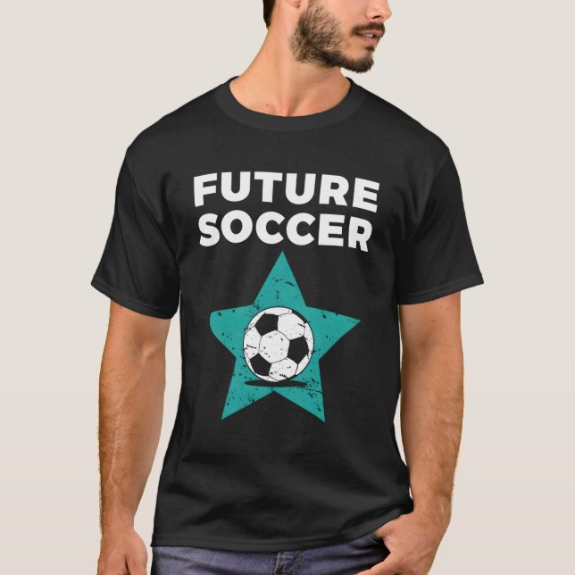 Künftiger Fußballstar-Fußball für Fußball T-Shirt (Vorderseite)