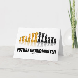 Künftiger Großmeister (Schach-Set) Karte