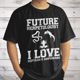 Künftiger Herpetologe Herpetology Lover Amphibians T-Shirt