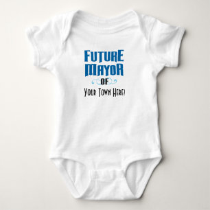 Künftiger Mayor One-Piece Bodysuit für Baby Boy Baby Strampler