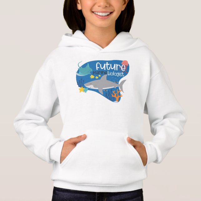 Künftiger Meeresbiologe Hoodie (Vorderseite)