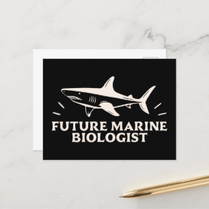 Künftiger Meeresbiologe Postkarte