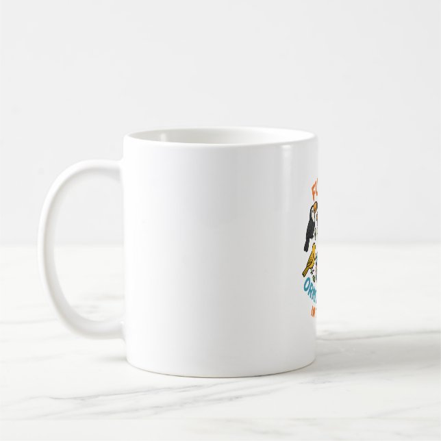 Künftiger Ornithologe in Ausbildung - Niedlich Bir Kaffeetasse (Links)