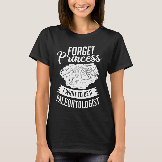 Künftiger Paläontologe Dinosaur Skeleton Fossil T-Shirt (Vorderseite)