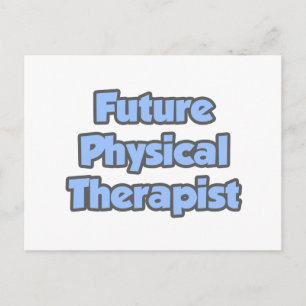 Künftiger Physiotherapeut Postkarte