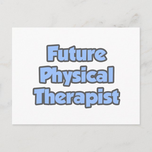 Künftiger Physiotherapeut Postkarte (Vorderseite)