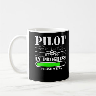 Künftiger Pilot-Ladeflugzeug-Funny-Pilot Kaffeetasse