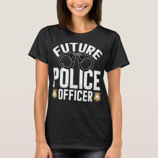 Künftiger Polizeibeamter Funny Costume Polizisten  T-Shirt