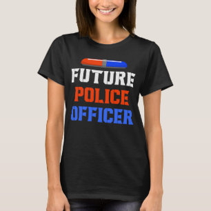 Künftiger Polizeibeamter Polizeipolizist Polizist T-Shirt