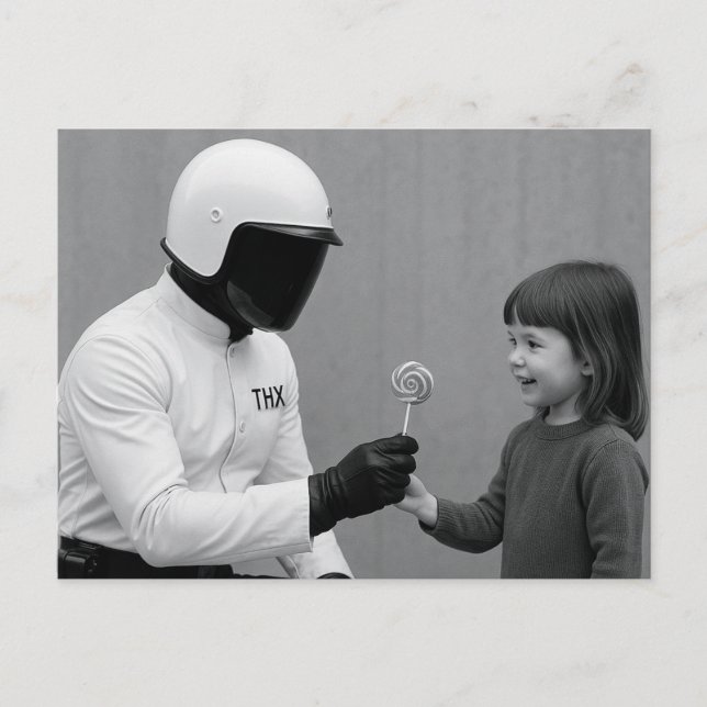 Künftiger Polizist Postkarte (Vorderseite)