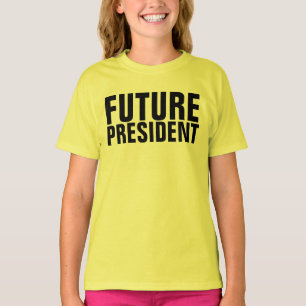 KÜNFTIGER PRÄSIDENT Kinder T - Shirt für Mädchen