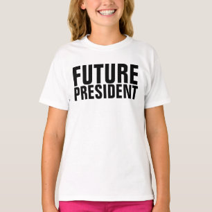 KÜNFTIGER PRÄSIDENT Kinder T - Shirt für Mädchen