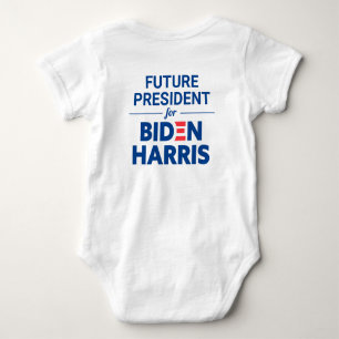 Künftiger Präsident von Biden Harris Custom Text Baby Strampler