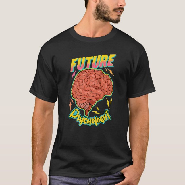 Künftiger Psychologe Psychotherapie Gedächtnis B T-Shirt (Vorderseite)