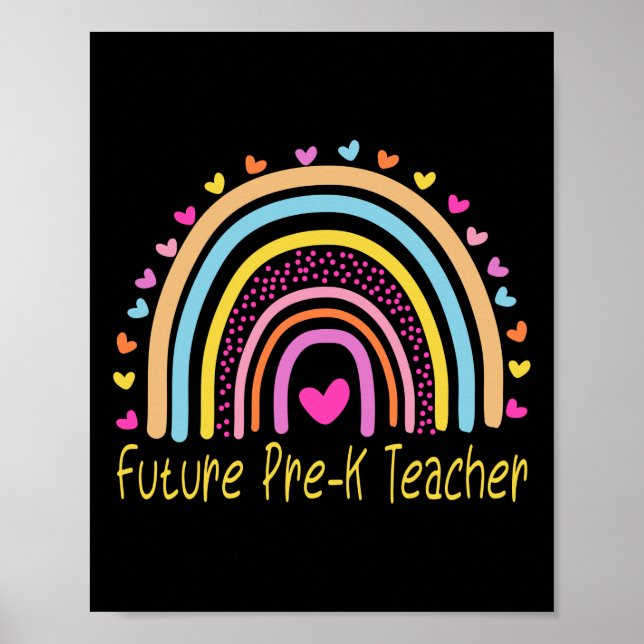 Künftiger Rainbow-Lehrer Poster (Vorne)