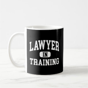 Künftiger Rechtsanwalt an der Abschluss der Jurist Kaffeetasse