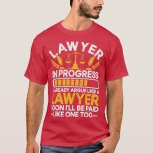 Künftiger Rechtsanwalt Funny Law Student Advocyer  T-Shirt
