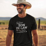 Künftiger Sohn im Gesetz BV Groom Wedding T-Shirt<br><div class="desc">künftiger Sohn des Rechts</div>