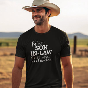 Künftiger Sohn im Gesetz BV Groom Wedding T-Shirt
