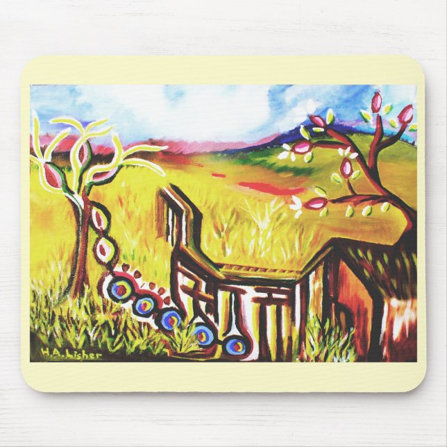 Künftiger Sommer im Landschaftskunstmaus Mousepad (Vorne)