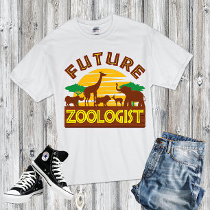 Künftiger Zoologe Zoo Animals Wildlife Biologin T-Shirt