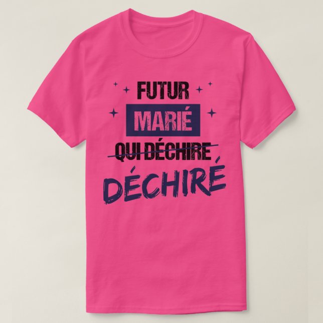 Künftiges Bräutigam T-Shirt (Design vorne)