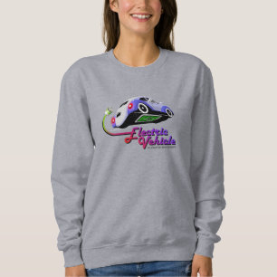 Künftiges Elektrofahrzeug Sweatshirt