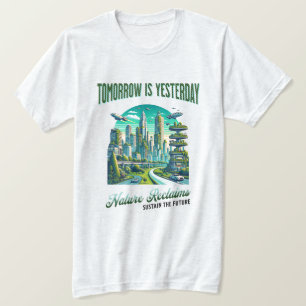 Künftiges Nachhaltiges Stadtdesign. T-Shirt