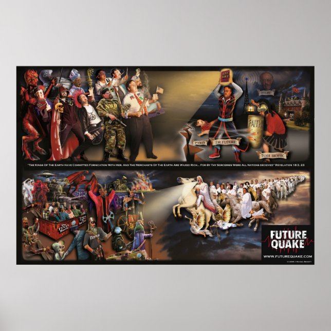 Künftiges Quake-Gedenkposter Poster (Vorne)