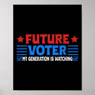 Künftiges Shirt der Wähler widersetzt sich politis Poster