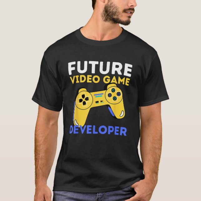 Künftiges Video Game Developer Game Designer Progr T-Shirt (Vorderseite)