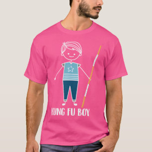 Kung Fu Boy - Fighter Martial Arts Fighting Kung F T-Shirt