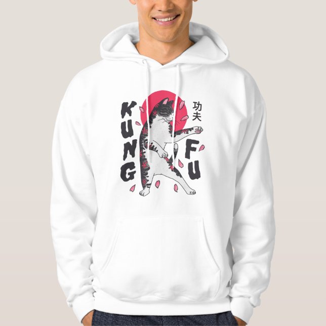 Kung Fu Cat Hoodie (Vorderseite)
