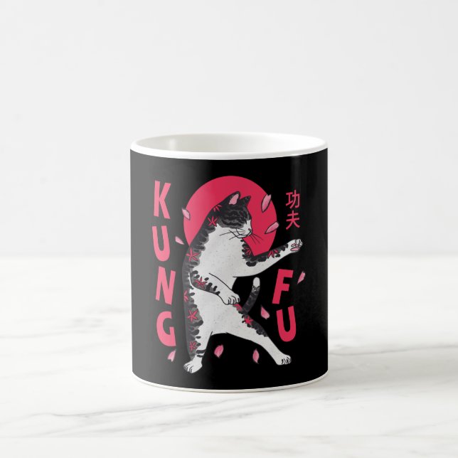 Kung Fu Cat Kaffeetasse (Mittel)