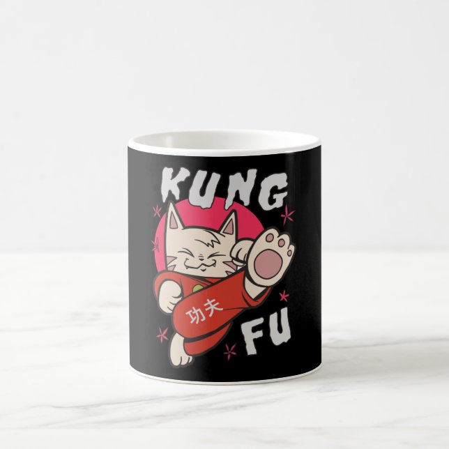 Kung Fu Cat Kaffeetasse (Mittel)