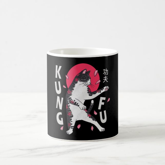 Kung Fu Cat Kaffeetasse (Mittel)