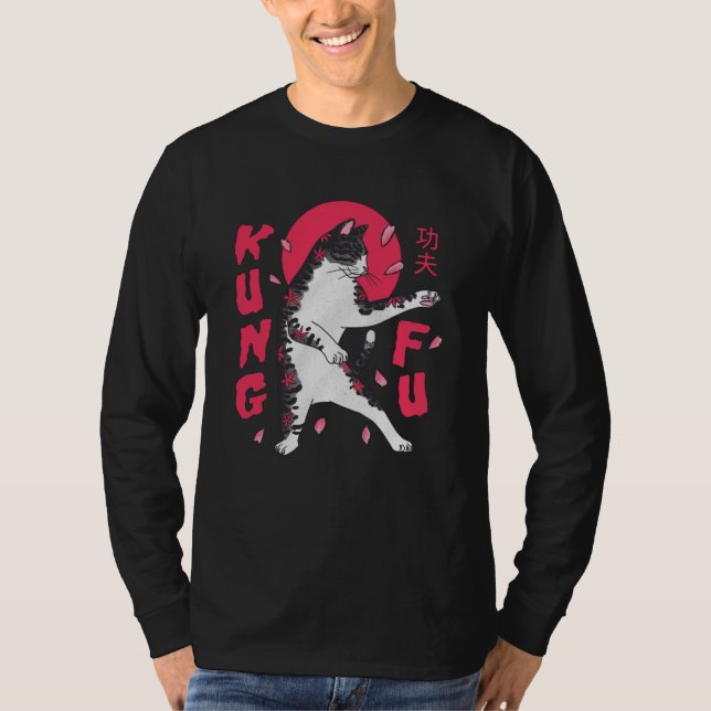 Kung Fu Cat T-Shirt (Vorderseite)