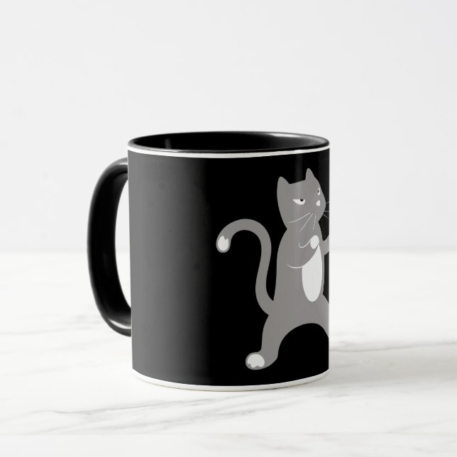 Kung Fu Cat Tasse (Vorderseite Links)