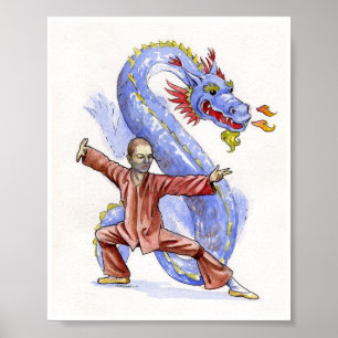 Kung Fu Drache Poster