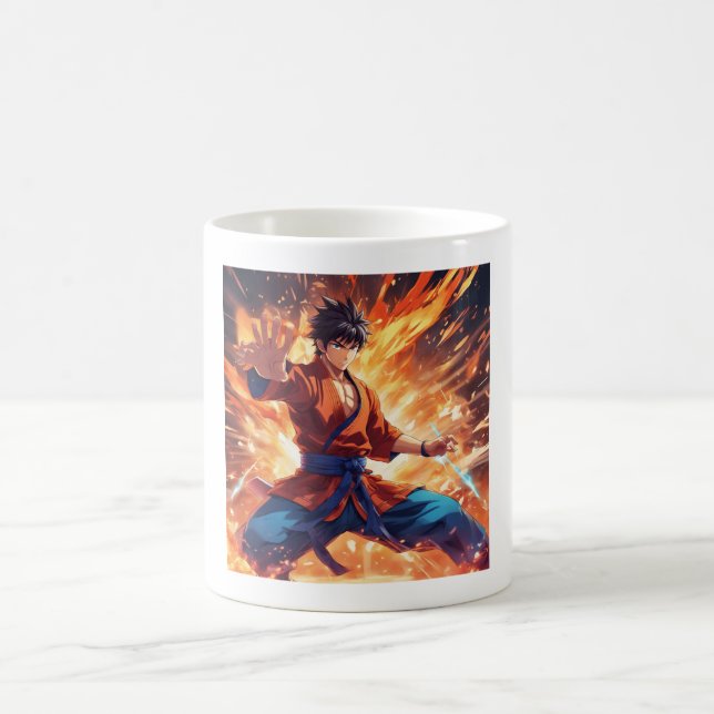 Kung Fu Fighter 1 Kaffeetasse (Mittel)