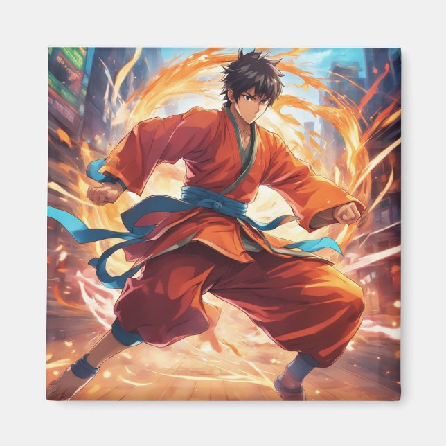 Kung Fu Fighter 2 Magnet (Vorne)