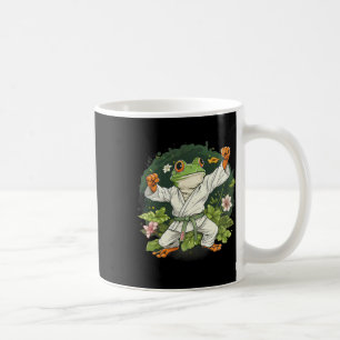 Kung Fu Frosch Kampfsport Floral Taekwondo Kickbox Kaffeetasse