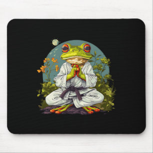 Kung Fu Frosch Nature Taekwondo Kickboxen Frosch M Mousepad