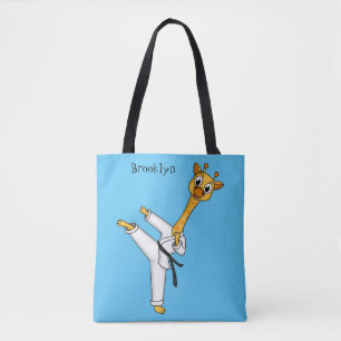 Kung Fu giraffe Cartoon Illustration