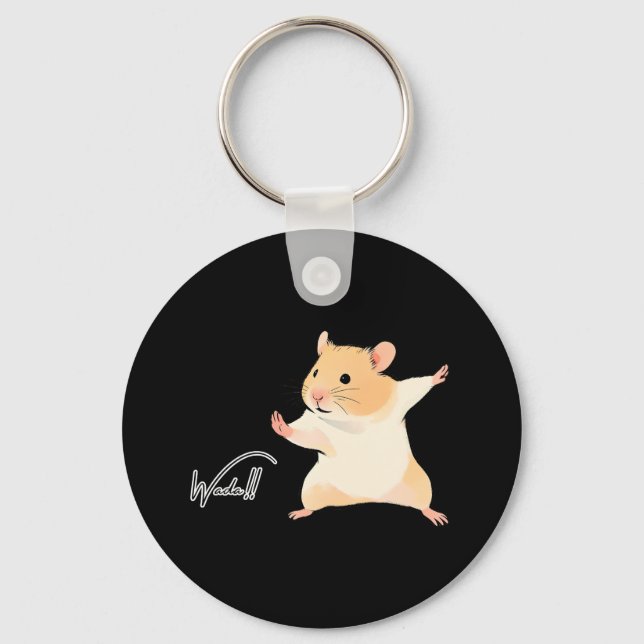 Kung Fu Hammie Schlüsselanhänger (Vorderseite)