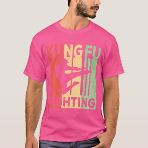 Kung Fu kämpft Vintag T-Shirt
