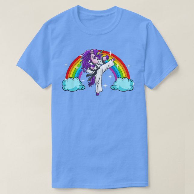 Kung Fu Karate Unicorn MIXED MARTIAL ARTS für Kamp T-Shirt (Design vorne)