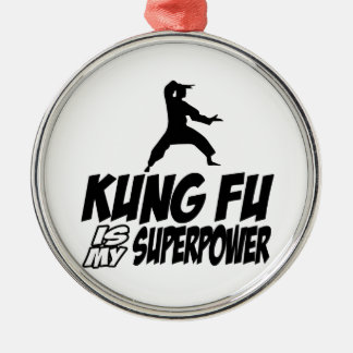 Kung fu mein SuperPower Ornament Aus Metall